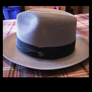 Dobbs Fifth Avenue Fedora Hat Size 58/7&1/4